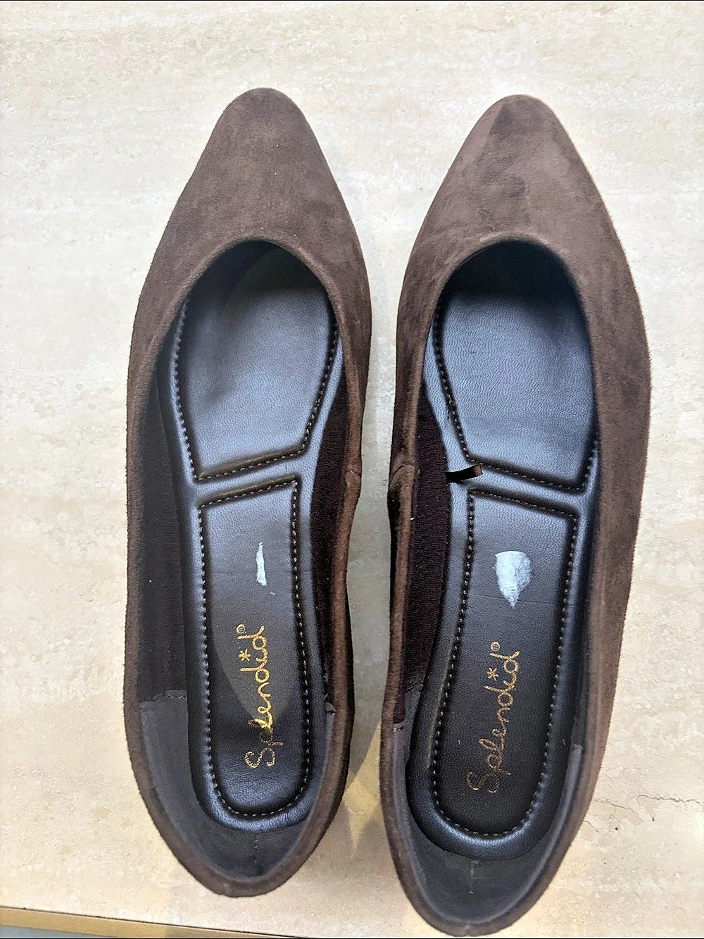 Splendid Latouche Suede Flat Brown Flats - worn once